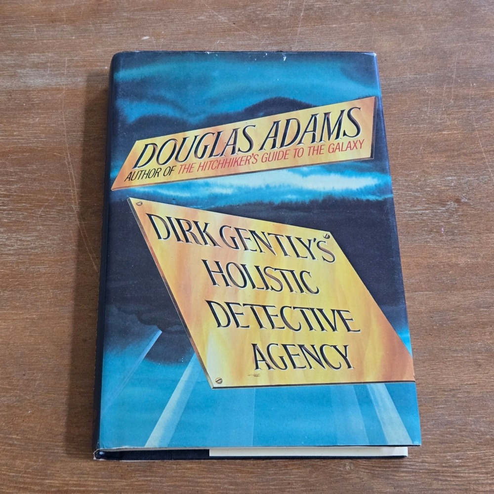 Douglas Adams‎ Dirk Gently's Holistic Detective Agency 1st Ed 1987 HC Book